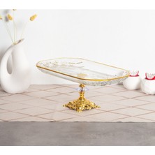 Elta Collection Paşabahçe Timeless Metal Ayaklı Yaldızlı Baton Sunumluk Yılbaşı Özel