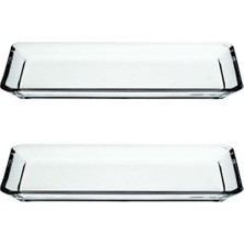 Elta Collection 68017 Grace Kristal Servis Tabağı - 2'li Set