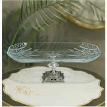 Elta Collection Timeless Baton Metal Ayaklı Gümüş Sunumluk - Timeless Serisi