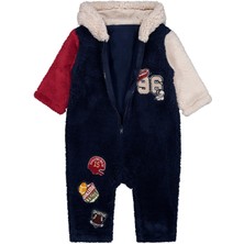 Civil Baby 96 Nakışlı 6-18 Ay Tulum - Lacivert 12-18 Ay