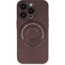 Never  Iphone 14 Pro Kılıf Lukka Magneticsafe Kapak - Kahverengi 115474