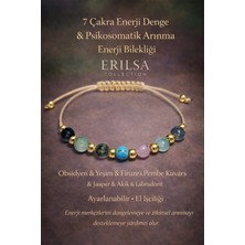 Erilsa Sertifikalı Kahve 7 Çakra Denge Enerji Uyum Psikosomatik Arınma Enerji Bilekliği – Doğal Taş Şifa