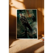 E2 Nova Neville Longbottom Gryffindor Kılıcı Çerçeveli Tablo - Lüks Harry Potter Kahramanlık Porteri Dekor