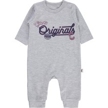 Civil Baby Orıgınals Baskılı 6-18 Ay Tulum - Gri 12-18 Ay
