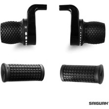 UMT Saıguan Bisiklet Vites Kolu Set KDSG-02A 3X7Lİ No Indx Ambalajsız Siyah VTS-126