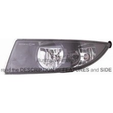 Tyc Skoda Fabia Ön Sis Lambası Gündüz Far Sıyah Tıp Sol 2010- (Oem No:  5J0941701C)