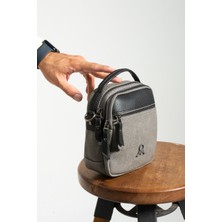 Mega Çanta Mega Polo Club Of Colors Erkek Kanvas Elden Tutmalı Çapraz Çanta