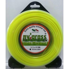 Nylgrass Motorlu Tırpan Misinası 3.3mm 6 Köşe 43 mt