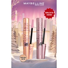 Maybelline New York Sky High Maskara + Sky High Rose Gold Maskara Süper Ikili Set