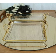 Elta Collection Paşabahçe 2 Li Kulplu  Madlen Sunum  Servis Tabağı