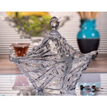 Elta Collection Vıtrıte Kapaklı Cam Şekerlik