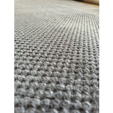 Elvey Home Antrasit Kaymaz Jel Taban Soft Yıkanabilir Kesme Özel Ölçü Tozsuz Antialerjik Antre Koridor Halı Yolluk