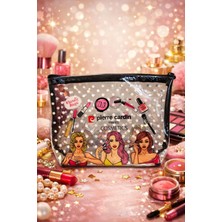 Pierre Cardin Cosmetics Iconic Beauty Şeffaf Makyaj Çantası