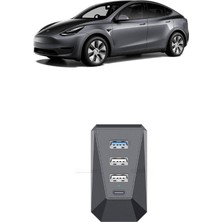 Ramm Tesla Model Y - Model 3 Torpido Gözü Çok Fonksiyonlu Genişletme Bağlantı Istasyonu