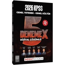 İndeks Akademi Yayıncılık Indeks Akademi Yayıncılık 2026 Kpss Genel Yetenek Genel Kültür 5 Denemex Çözümlü