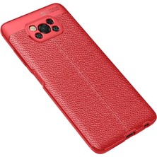 Magicool Xiaomi Pocophone X3 Kılıf Auto Focus Kapak - Kırmızı