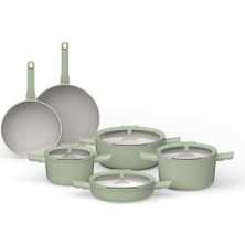 Storemax Leo Balance 10 Parça Tencere Setı Sage