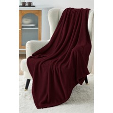 Calmera Home Calmera Wellsoft Tv Battaniyesi | Ultra Yumuşak & Hafif | Peluş - Polar | 130 × 170 cm - Bordo