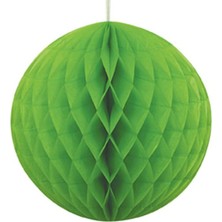 Pandoli Yeşil Renk Honeycomb Petek Dekor Asma Süs 35 cm 1 Adet Yılbaşı