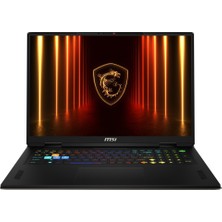 MSI Msı Vector A18 Hx A9WIG-093TR Amd Ryzen 9 9955HX 48 GB Ram 2 Tb SSD Geforce RTX5080 18" Qhd+ Windows 11 Pro KN36