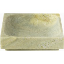 Michaël Verheyden Small Mermer Dekoratif Belçika Tasarımı, El Işçiliği Tepsi Yeşil