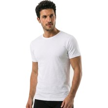 Öts Erkek T-Shirt Kapalı Yaka Yarım Kollu (%100 Pamuk)