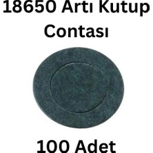 Fusion Tech 18650 Pil Artı Kutup Contası Arpa Kağıdı Conta 100 Adet