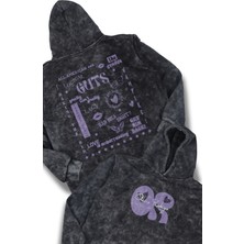 Unisex Guts Albüm Sırt Baskılı Kapüşonlu Yıkamalı Sweatshirt,oversize Olivia Rodrigo Baskılı Hoodie