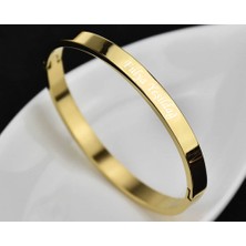 Hediye Shop Kişiye Özel Altın Kaplama Bilezik