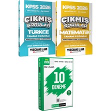 Yediiklim Yayınları Kpss 2026 Ortaöğretim Ön Lisans Türkçe Matematik Çıkmış - 2026 Kpss Ön Lisans Çözümlü 10 Deneme