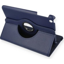 Gny Ticaret Gny  iPad Mini 1 Kılıf 360 Tablet Deri Kılıf - Lacivert 115478