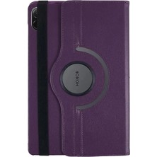 Gny Ticaret Gny  Huawei Honor Pad X8A Kılıf 360 Tablet Deri Kılıf - Mürdüm 115478