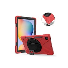 Gny Ticaret Gny  Samsung Galaxy P610 Tab S6 Lite 10.4 Kılıf Amazing Tablet Kapak - Kırmızı 115478