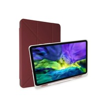 Gny Ticaret Gny  Samsung Galaxy P610 Tab S6 Lite 10.4 Kılıf Kalemlikli Mars Tablet Kılıfı - Mürdüm 115478