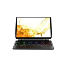 Gny Ticaret Gny  Samsung Galaxy T870 Tab S7 11 Kılıf Eternal Ledli Klavyeli Tablet Kılıfı - Siyah 115478