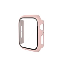 Gny Ticaret Gny  Apple Watch 44MM Camlı Kasa Ekran Koruyucu - Pembe 115478