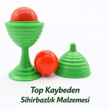 İlkyaz Fashion Yeşil Renk Sihirli Kupa Top Kaybetme Oyunu 7 cm