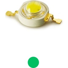 Lekoled 100 adet fiyatıdır.1W Green Power LED 1W, 350mA, 2.8-3.4V, 520-530nm, 70-90lm