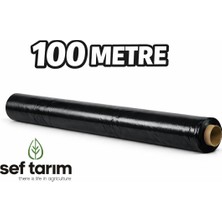 Sef Tarım Malç Naylonu 1,2m En 100M Uzunluk 20 Micron