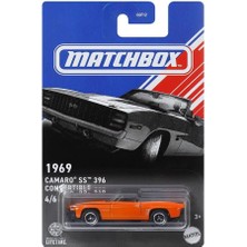 Storemax Matchbox Convertible Temalı Arabalar - 1969 Camaro Ss 396 Convertıble