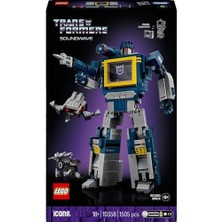 Storemax Icons Transformers: Soundwave 10358 – Dönüştürülebilir Yapısıyla Film Hayranı Yetişkinler Için Tasarlanmış Koleksiyonluk, Dekoratif Yaratıcı Model Yapım Seti (1505 Parça)