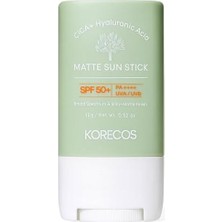 Storemax Korecos Matte Sun Stick SPF50+ Pa++++ Uva/uvb Mat Bitiş Sağlayan Yüksek Korumalı Stick Formunda Güneş Kremi
