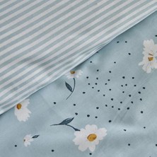 Storemax %100 Pamuk Çift Kişilik Nevresim Takımı Mint Mavi (Pp)