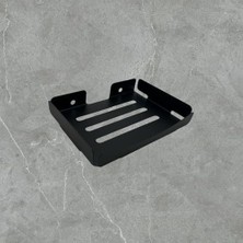 Storemax Kendinden Yapışkanlı ve Vidalı Sabunluk Mat Siyah