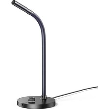 Storemax Masaüstü Standlı USB Girişli Pc Bilgisayar Mikrofonu Siyah