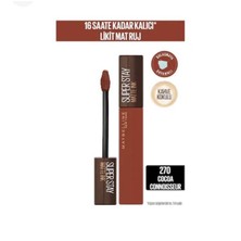 Maybeline Maybelline New York Süper Stay Matte Ink Likit Mat Ruj 270 Cocoa Connoisseur 5 ml