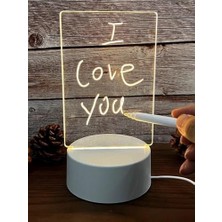 Storemax LED Çizim Tableti Gece Lambası Not Panosu