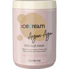 Inebrya Ice Cream Argan Kuru ve Yıpranmış Saçlar İçin Onarıcı Besleyici Şampuan 1000ml
