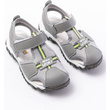 Erkek Çocuk Füme Kaydırmaz Taban Spor Sandalet