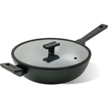 Sambonet Wok Kızartma Tavası 30 cm Tıtan Pro Green